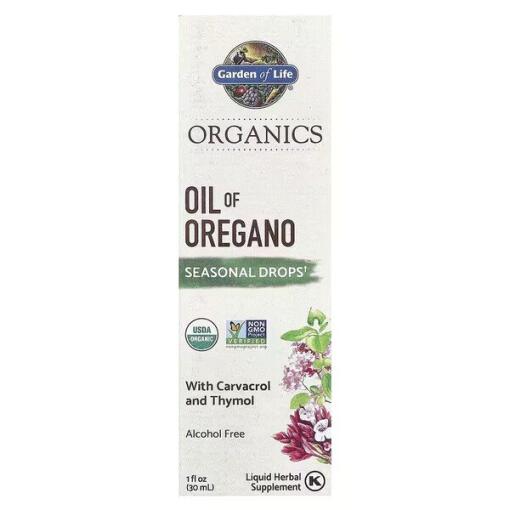 Garden of Life - Organics Oil of Oregano - 30 ml.