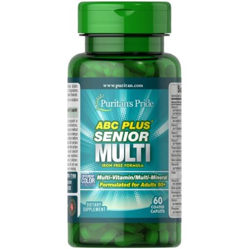 Puritan's Pride - ABC Plus Senior Multi - 60 caplets