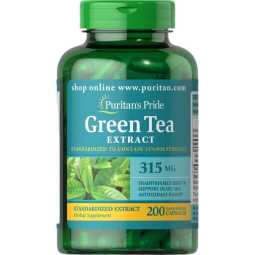 Puritan's Pride - Green Tea Extract - 100 caps