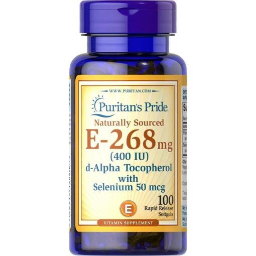 Puritan's Pride - Naturally Sourced Vitamin E with Selenium