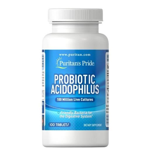 Puritan's Pride - Probiotic Acidophilus - 100 tablets