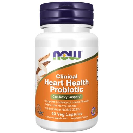 NOW Foods - Clinical Heart Health Probiotic - 60 vcaps
