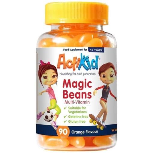 ActiKid - Magische Bohnen Multi-Vitamin, Orange - 90 Gummibärchen