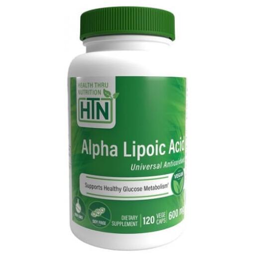 Health Thru Nutrition - Alpha-Liponsäure, 600 mg - 120 Kapseln