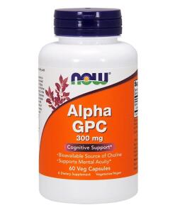 NOW Foods - Alpha GPC, 300 mg - 60 Kapseln