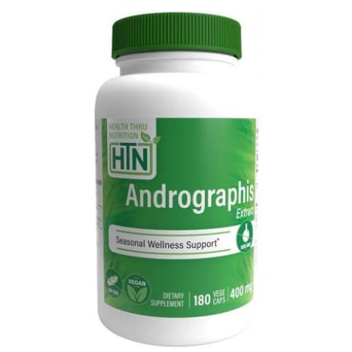 Health Thru Nutrition - Andrographis-Extrakt, 400 mg - 180 Kapseln