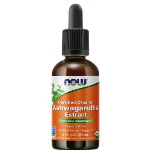 NOW Foods - Bio Ashwagandha Extrakt, flüssig - 59 ml