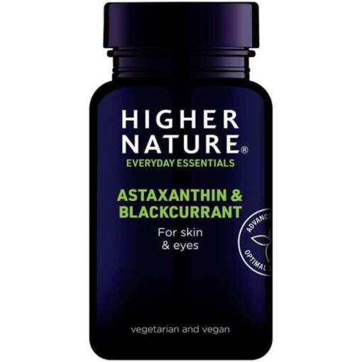 Higher Nature - Astaxanthin & Schwarze Johannisbeere - 90 Kapseln
