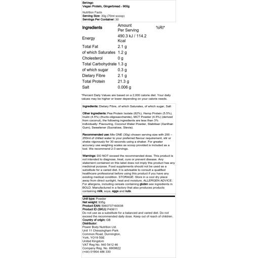 BeVego - Veganes Proteinpulver – Bild 2