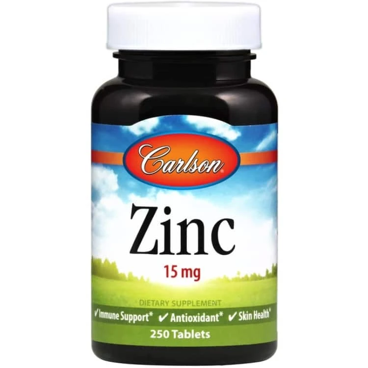 Carlson Labs - Zink, 15 mg - 250 Tabletten