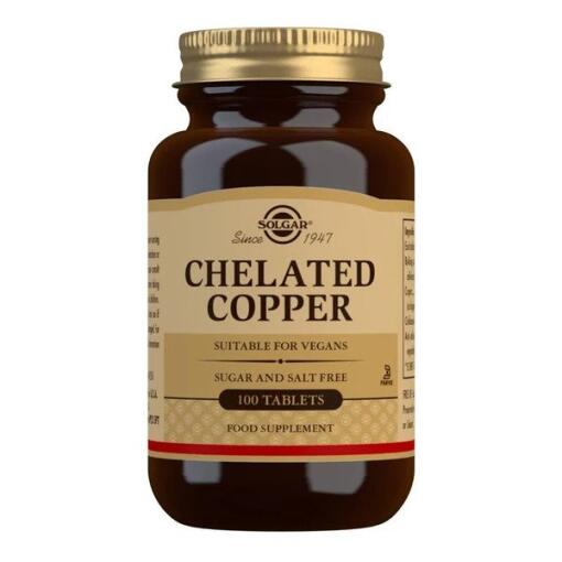 Solgar - Chelatiertes Kupfer - 100 Tabletten