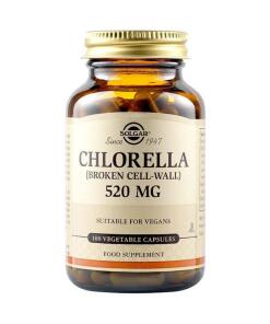 Solgar - Chlorella, 520 mg - 100 vegetarische Kapseln