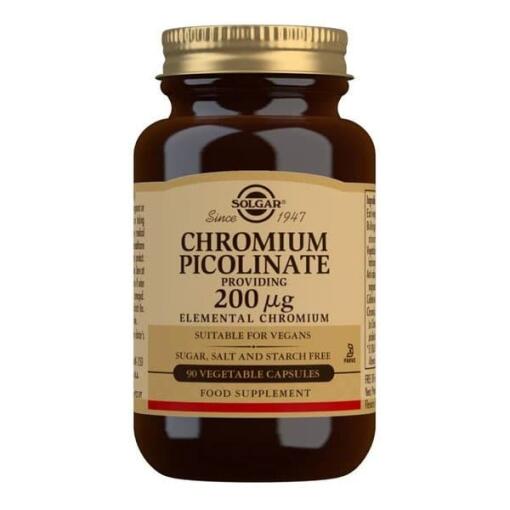 Solgar - Chrompicolinat, 200 mcg - 90 Kapseln
