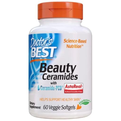 Doctor's Best - Schönheits-Ceramide mit Ceramid-PCD - 60 vegane Weichkapseln