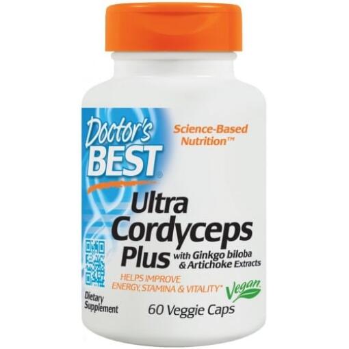 Doctor's Best - Ultra Cordyceps Plus - 60 vegane Kapseln