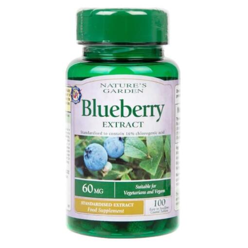 Holland & Barrett - Blaubeerextrakt, 60 mg - 100 Tabletten