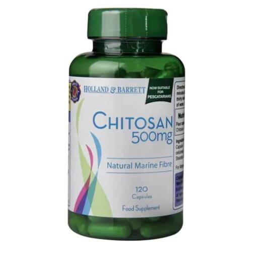 Holland & Barrett - Chitosan, 500 mg - 120 Weichkapseln