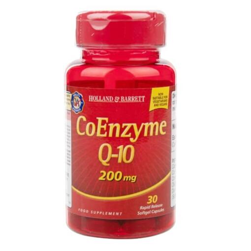 Holland & Barrett - Coenzym Q-10, 200 mg - 30 Kapseln (EAN 5017174020913)