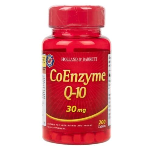 Holland & Barrett - Coenzym Q-10, 30 mg - 200 Tabletten