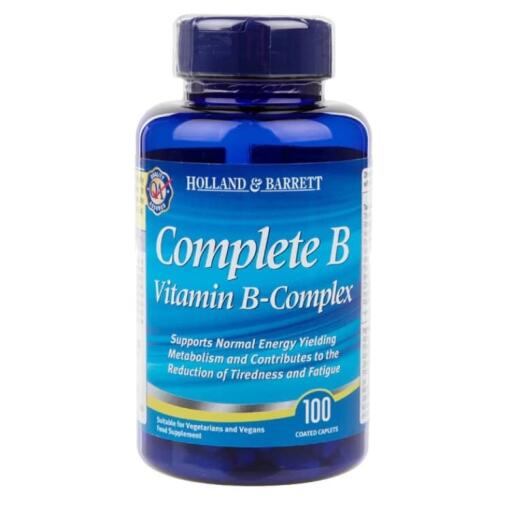 Holland & Barrett - Kompletter B-Vitamin-Komplex - 100 Tabletten