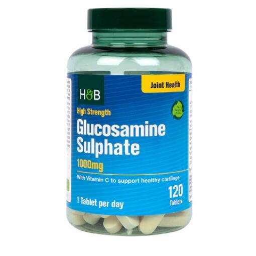 Holland & Barrett - Glucosamin Sulfat, 1000 mg - 120 tabletter
