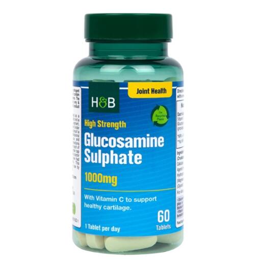 Holland & Barrett - Glukosaminsulfat, 1000 mg - 60 tabletter