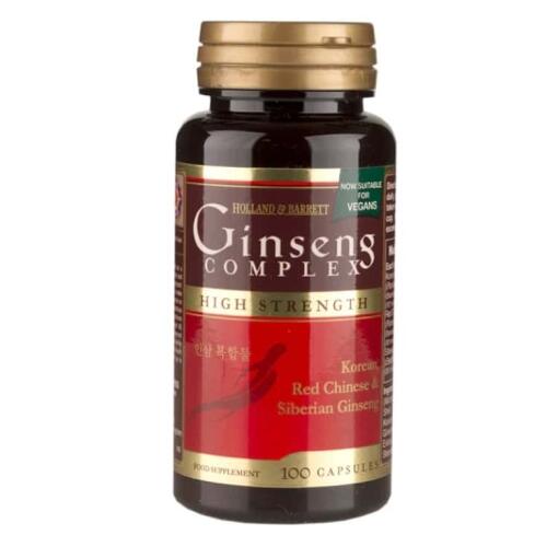 Holland & Barrett - Hochleistungs-Ginseng-Komplex - 100 Kapseln