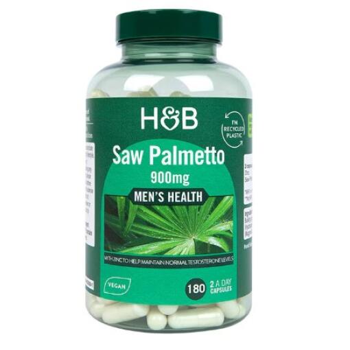 Holland & Barrett - Saw Palmetto, 900 mg - 180 kapsler
