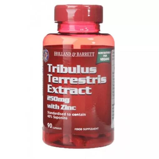 Holland & Barrett - Tribulus Terrestris Extrakt mit Zink, 250 mg - 90 Kapseln