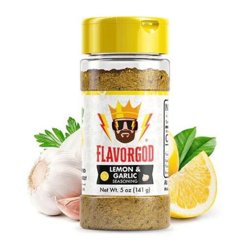 FlavorGod - Zitronen- & Knoblauchgewürz - 141 Gramm
