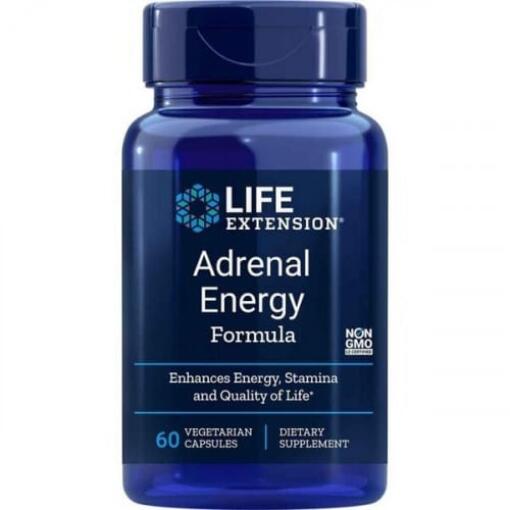 Life Extension - Nebennieren-Energie-Formel - 60 Kapseln