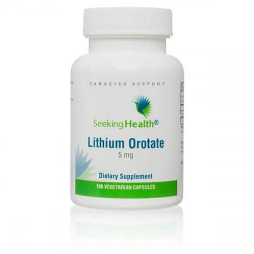 Seeking Health - Lithiumorotat, 5 mg - 100 Kapseln
