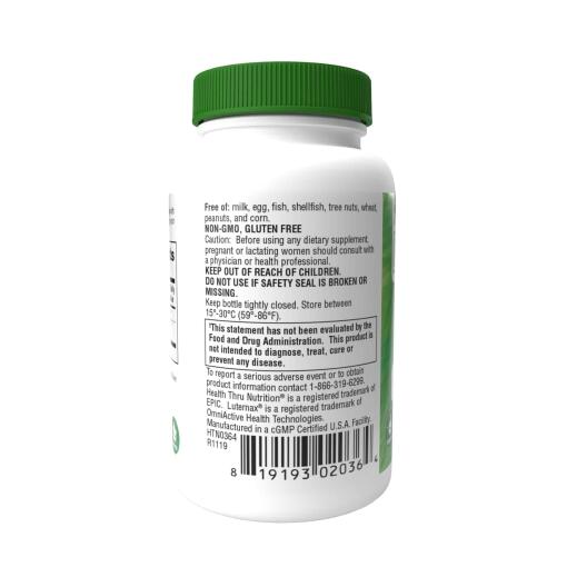 Health Thru Nutrition - Lutein mit Zeaxanthin - 60 Weichgelatinekapseln – Bild 2