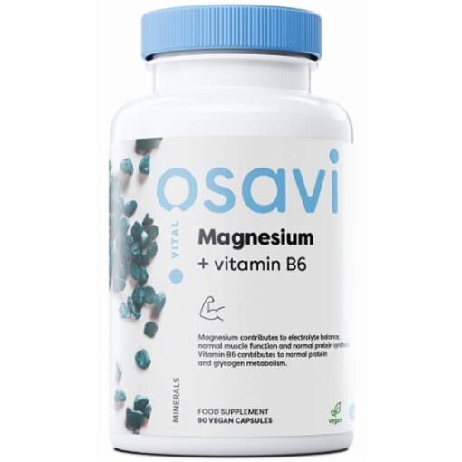 Osavi - Magnesium + Vitamin B6 - 90 vegane Kapseln