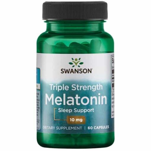 Swanson - Melatonin Dreifache Stärke 10 mg - 60 Kapseln
