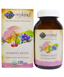 Garden of Life - Mykind Organics Frauen-Multivitamin - 120 vegane Tabletten