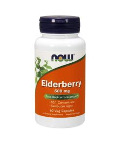 NOW Foods - Holunder, 500 mg - 60 vegetarische Kapseln