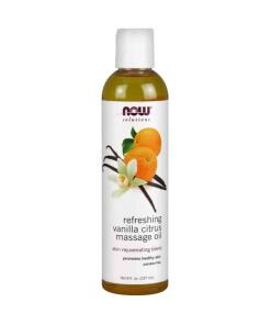 NOW Foods - Erfrischendes Massageöl Vanille-Zitrus - 237 ml