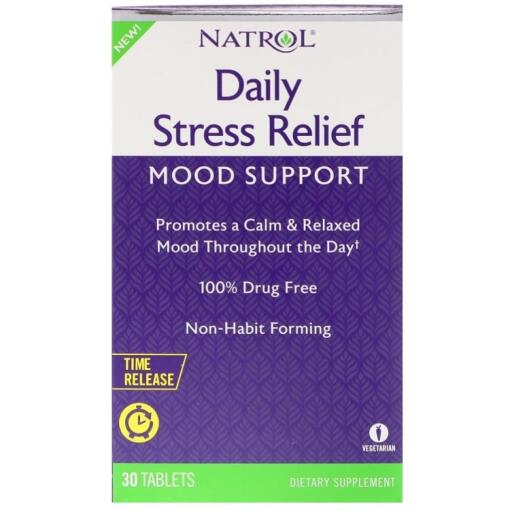 Natrol - Tägliche Stressbewältigung - 30 Tabletten