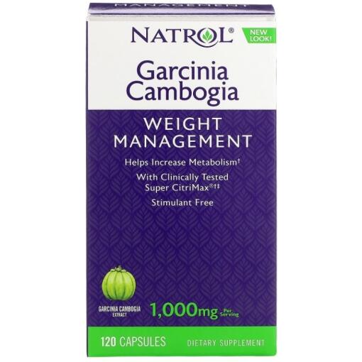 Natrol - Garcinia Cambogia, 1000 mg - 120 Kapseln