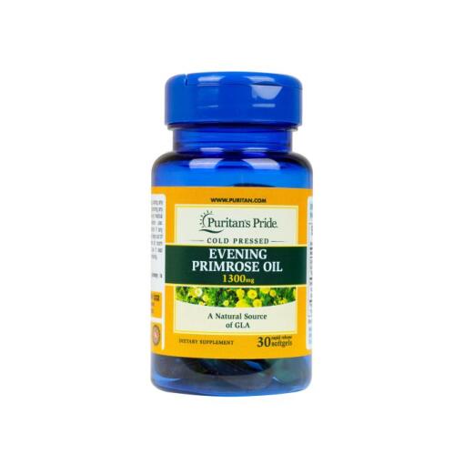 Puritan's Pride - Aftenprimulaolie, 1300 mg - 30 bløde gelatinekapsler