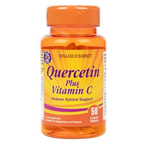 Holland & Barrett - Quercetin plus Vitamin C - 50 Kapseln