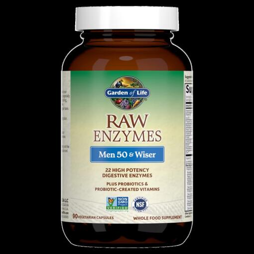 Garden of Life - Rohenzyme für Männer 50 & Wiser - 90 Kapseln – Bild 3