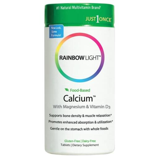 Rainbow Light - Lebensmittelbasiertes Kalzium - 180 Tabletten
