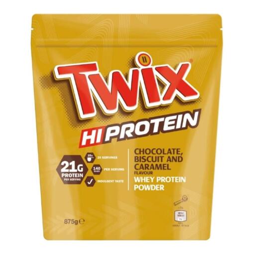 Mars - Twix Hi Protein Whey, Schokoladen-Karamell-Riegel - 875g