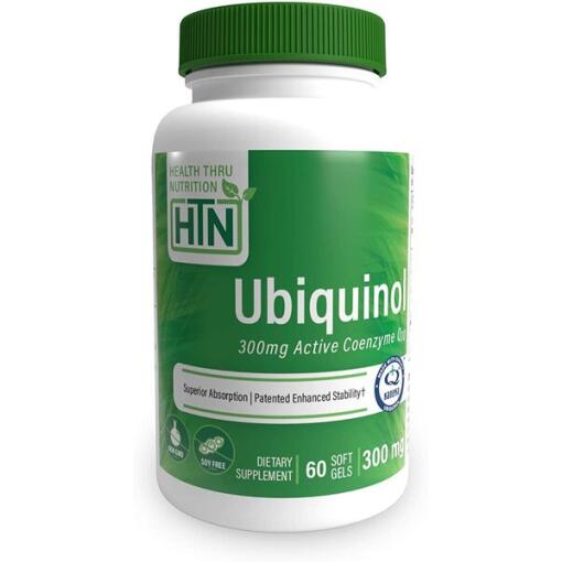 Health Thru Nutrition - Ubiquinol, 300 mg - 60 Weichkapseln