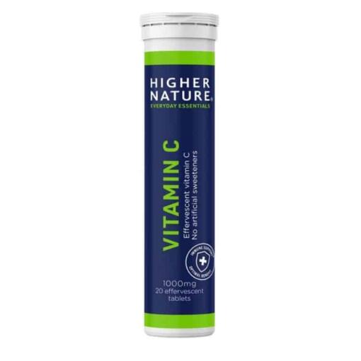 Higher Nature - Vitamin C mit natürlichem Orangenaroma - 20 Brausetabletten