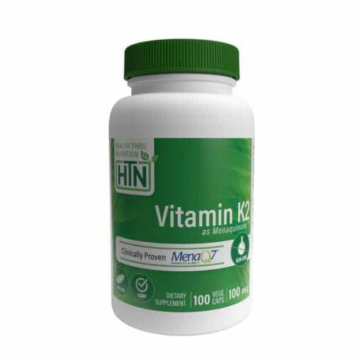 Health Thru Nutrition - Vitamin K2, 100 mcg - 100 Kapseln