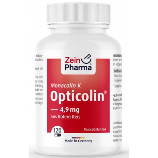 Zein Pharma - Monacolin K Opticolin - 120 vegetarische Kapseln