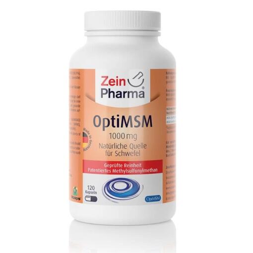 Zein Pharma - OptiMSM, 1000 mg - 120 Kapseln